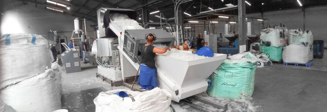 南非的LDPE、HDPE、PP和BOPP的薄膜生產商安裝回收機